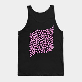 Leopard Print Pink Swirl Tank Top